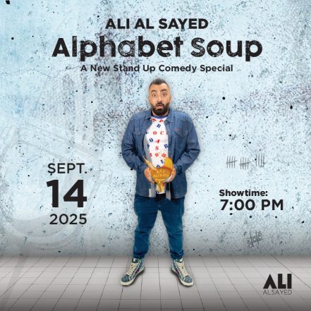 Ali Al Sayed: Alphabet Soup stand up comedy special in Dubai – Shows and Theatrical Plays TMLH.com Special Offers, Deals & Discounts in Turkey