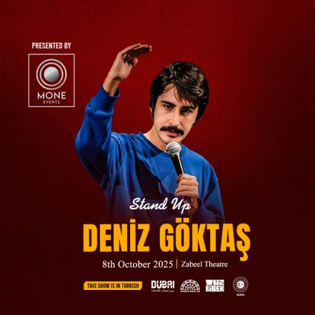Deniz Goktas Turkish Stand Up at Zabeel Theatre in Dubai – Shows and Theatrical Plays TMLH.com Special Offers, Deals & Discounts in Turkey