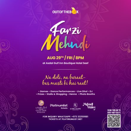 Farzi Mehndi by Out of the Box – Desi Events TMLH.com Special Offers, Deals & Discounts in Turkey