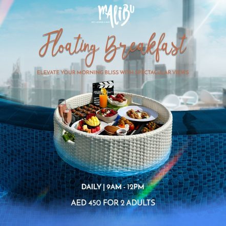 Floating Breakfast at Malibu Sky Lounge & Bar – Brunches TMLH.com Special Offers, Deals & Discounts in Turkey