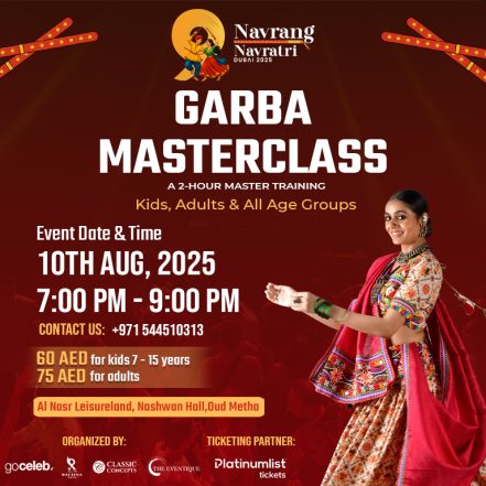 Garba Masterclass led by Professional Garba Choreographers in Dubai – Desi Events TMLH.com Special Offers, Deals & Discounts in Turkey