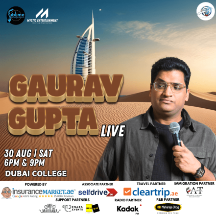 Gaurav Gupta Live in Dubai 2025 – Comedy Events TMLH.com Special Offers, Deals & Discounts in Turkey