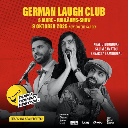 German Laugh Club 5-Year Anniversary Live at Dubai Comedy Festival – Dubai Comedy Festival TMLH.com Special Offers, Deals & Discounts in Turkey