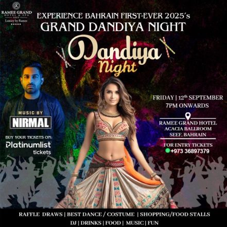 Grand Dandiya Night Bahrain – Desi Events TMLH.com Special Offers, Deals & Discounts in Turkey