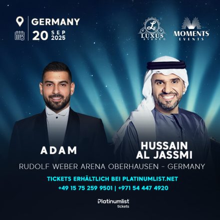 Hussain Al Jassmi & Adam Live at Rudolf Weber Arena in Oberhausen, Germany – Arabic Events TMLH.com Special Offers, Deals & Discounts in Turkey