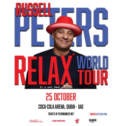Russell Peters – Relax World Tour in Dubai – Shows and Theatrical Plays TMLH.com Special Offers, Deals & Discounts in Turkey