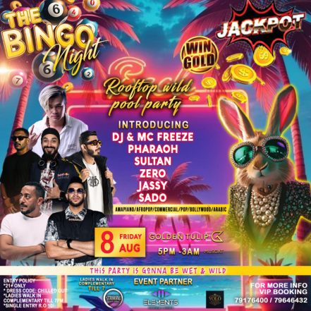 The Bingo Night Pool Party in Muscat – Nightlife TMLH.com Special Offers, Deals & Discounts in Turkey